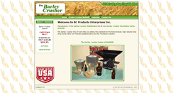 Desktop Screenshot of barleycrusher.com